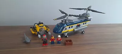 Buy LEGO CITY: Deep Sea Helicopter 60093 100% Complete, Inc. 3 Minifigures & Shark • 9.99£