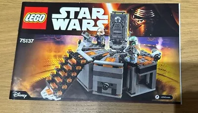 Buy Lego 75137 Star Wars Carbon Freezing Chamber Instructions Brand New • 4£