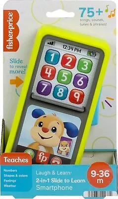 Buy Fisher-Price Laugh & Learn 2-in-1 Slide To Learn Smartphone Kid's Toy • 11.89£