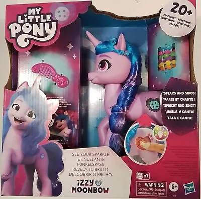 Buy My Little Pony 10in Tall Izzy Moonbow Features 20 Reactions ,speaks And Sings  • 18.66£