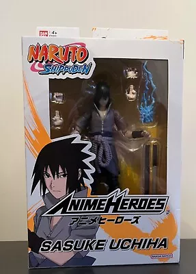 Buy BANDAI Anime Heroes Naruto Action Figure Sasuke Uchiha • 12£