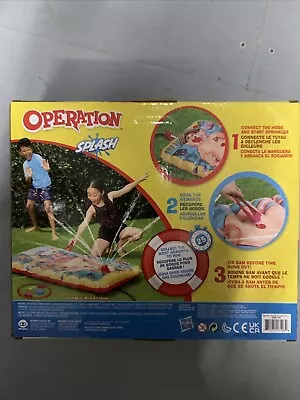 Buy Operation Splash Game Outdoor Water Garden Summer Hasbro Sprinkler New BNIB • 14£