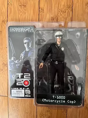 Buy Bnib Neca Terminator 2 Judgement Day Series T-1000 Motorcycle Cop Action Figure • 49.99£