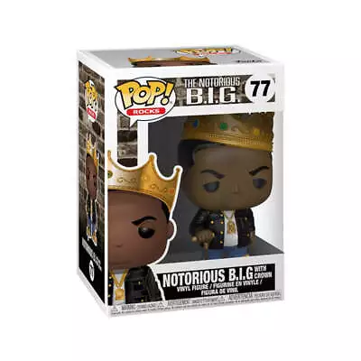 Buy FUNKO POP The Notorious B.I.G. Vinyl Figure : With Crown #77 • 18.50£