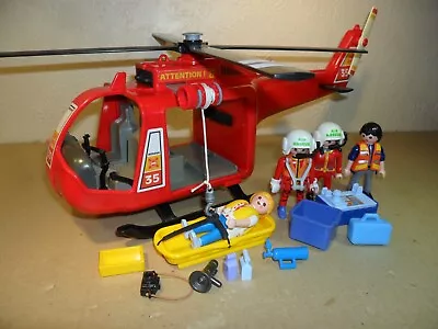 Buy PLAYMOBIL AIR AMBULANCE (Rescue Helicopter,Saving Lives At Sea) • 10.99£