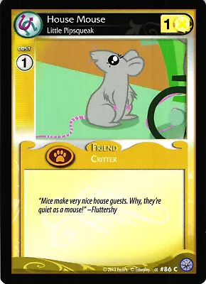 Buy My Little Pony CCG Premier House Mouse Little Pipsqueak Common Trading Card 2013 • 1.63£
