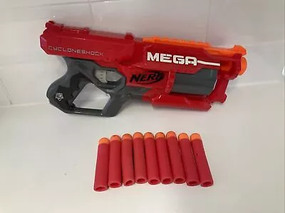 Buy Nerf N-strike Elite Mega Cycloneshock Blaster With 9 Mega Darts • 10£