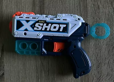 Buy XShot Zuru Hand Gun Pistol Toy NERF Compatible Powerful Pull Back + Shoot Clicks • 9.50£