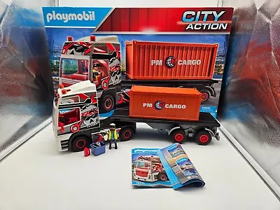 Buy Playmobil 70771 Truck Truck Container Trailer City Action Port RC Capable • 42.46£