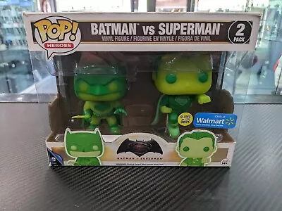Buy Batman Vs Superman 2 Pack (GITD) (Walmart) Funko Pop! (Shop0293) • 15.93£