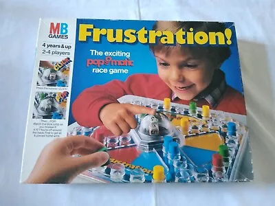 Buy Vintage Frustration Board Game By MB Games 1986 100% Complete Pop O Matic VVGC • 16.50£