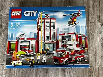 Buy LEGO CITY: Fire Station (60110) Inc 60107 Fire Engine - Complete • 65£