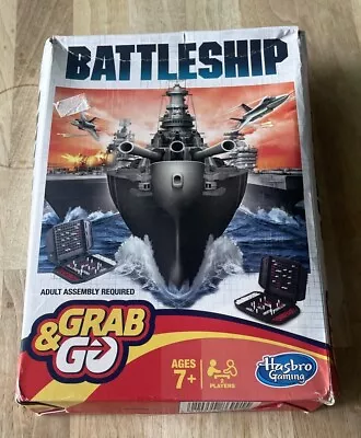 Buy Battleship Grab & Go Game Travel  Mobile Compact Hasbro Damaged Box NEW • 6.78£