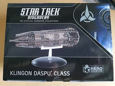 Buy EAGLEMOSS Star Trek Klingon Daspu' Class - NEW And SEALED [kh-EMOSS] • 24.28£