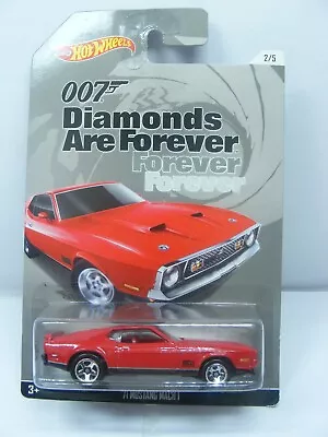 Buy Hot Wheels:    '71 Mustang Mach 1   2019 Diamonds Are Forever 007 Sealed • 5.95£