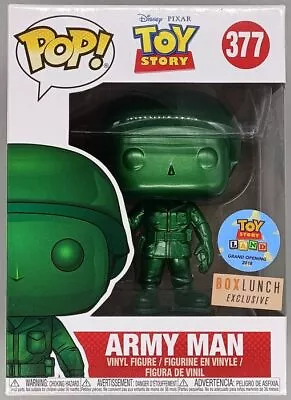 Buy Funko POP #377 Army Man - Metallic - Disney Toy Story Rare With Protector • 44.99£