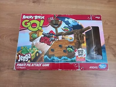 Buy Angry Birds Go! Jenga Pirate Pig Attack Game  Hasbro Age 8+ 1-2 Players  • 3.99£