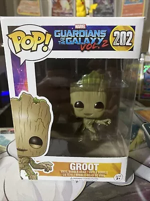 Buy Funko Pop Marvel: Guardians Of The Galaxy - Groot #202 • 10£