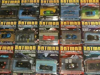 Buy Eaglemoss Autmoblia Batmobiles Collectibles - Brand New Sealed - Never Opened • 9.95£