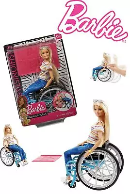 Buy Barbie Fashionistas Doll Wheelchair Toy For Kids 3+Years! • 31.60£
