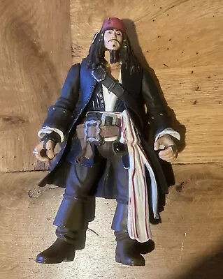 Buy Disney Pirates Of The Caribbean Jack Sparrow With Coat - Zizzle Action Figure • 3.50£
