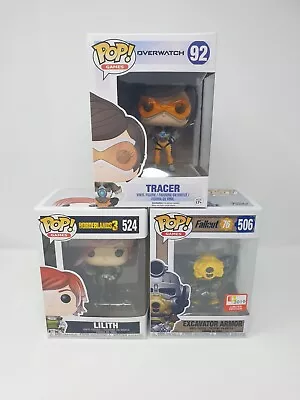 Buy Gaming Funko Pop Vinyl Tracer Overwatch 92 Lilith 524 Excavator Armor 506 • 11.99£