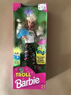 Buy Barbie Troll #10257 Nrfb Made In China 1992 • 210.76£