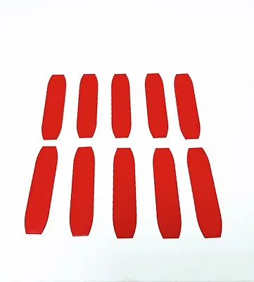 Buy 3D Printed For Hot Wheels Track Connectors Set Of 10 - Red • 9.44£