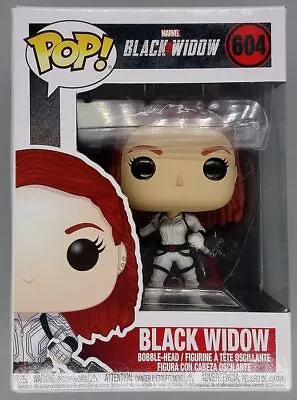 Buy Funko POP #604 Black Widow (White) - Marvel Black Widow Damaged Box + Protector • 19.99£