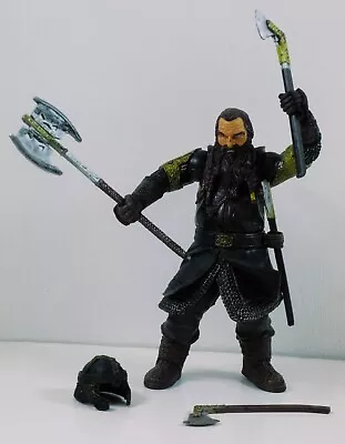 Buy Lord Of The Rings Return Of The King “Gimli” Figure With Battle Axes & Helmet • 6.50£
