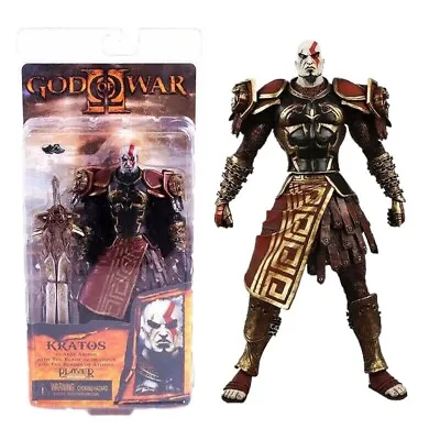 Buy NECA 7  God Of War 2 Kratos Golden Fleece Armor Medusa Head Game Action Figure • 46.79£