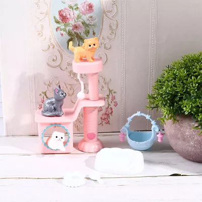 Buy Doll Pet Cat Accessories Dollhouse Furniture Cute Toys For Barbies Miniature • 6.13£