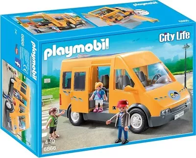 Buy Playmobil City Life Fun Park School Bus 9117 New & Original Packaging Bus Driver Bus Kids • 55.26£