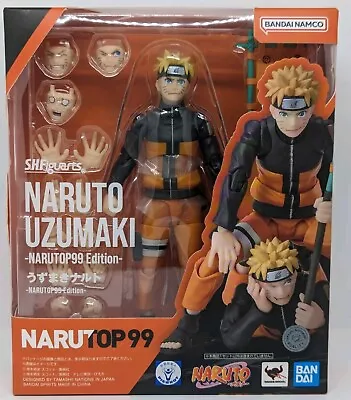 Buy S.H.Figuarts Naruto Uzumaki NARUTO TOP 99 Edition Shippuden Action Figure • 39.99£