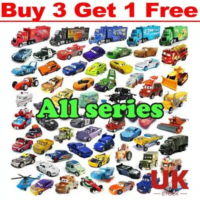Buy Disney Pixar Cars Lot Lightning Mcqueen 1:55 Diecast Model Car Toy Gift For Boy • 13.99£