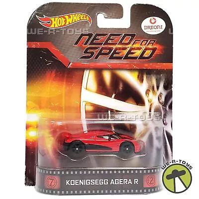 Buy Hot Wheels Retro Entertainment Need For Speed Koenigsegg Agera R Vehicle NRFP • 81.43£