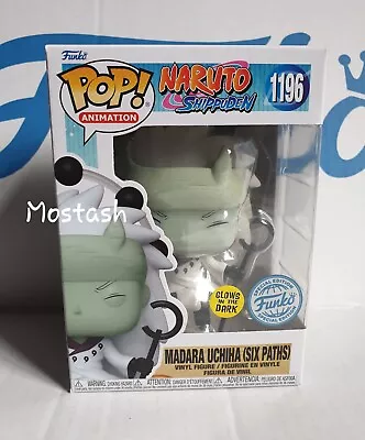 Buy Funko Pop Naruto Shippuden Madara Uchiha Six Paths #1196 GITD Glow Exclusive • 19.99£