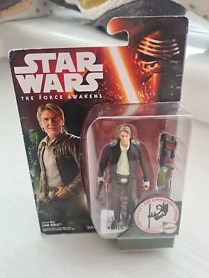 Buy Han Solo Star Wars The Force Awakens 3.75  Inch Action Figure By Hasbro (B5666) • 8.99£