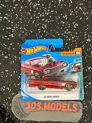 Buy GM 64 CHEVY IMPALA RED Hot Wheels 1:64 **COMBINE POSTAGE** • 2.95£