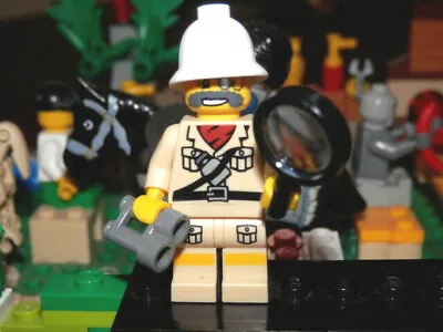 Buy Lego Minifigures  - Series 2 -  The Explorer - Lego Mini Figure With Base • 4.85£
