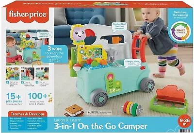 Buy Fisher-Price Laugh And Learn, First Steps Camper 3-in-1, Toy Multi Activity • 59.99£
