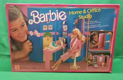 Buy Mattel - Barbie Doll - Home & Office Studio - 1984 - Made IN Italy • 640.20£
