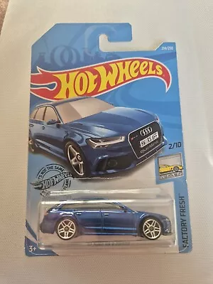 Buy Audi RS6 Blue Hot Wheels Car • 8.99£