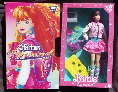 Buy 2021 Mattel HBY13 REWIND 80'S EDITION Schoolin' Around Blonde Barbie REWIND 80'S EDITION Doll NRFB • 82.96£