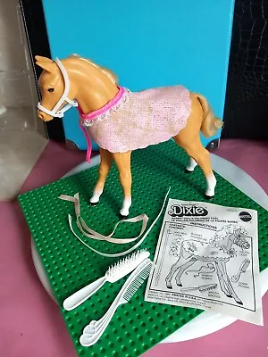 Buy Vintage Barbie Horse Foal DIXIE Barbie Horse 80s Accessories Dream Horse Instructions • 21.03£