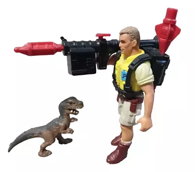 Buy Official Jurassic Park Robert Muldoon +Dinosaur Action Toy: Original 1993 Kenner • 4.99£