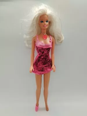Buy 1966 Barbie Doll Indonesia Original Brabie Dress Pink And Chain Blonde • 7.07£