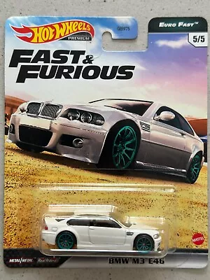 Buy 2020 Hot Wheels Premium Fast And Furious BMW M3 E46 Euro Fast Real Riders F7 • 24.99£