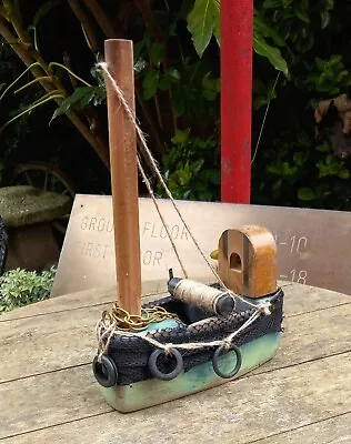 Buy Vintage Scratch Built TUG BOAT Model Meccano Brass Copper Jack Plane Upcycle  • 95£