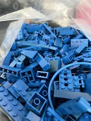 Buy LEGO 500g Bundle Blue Bricks Etc...  Small Pieces Connectors Etc. See Photo • 4.99£